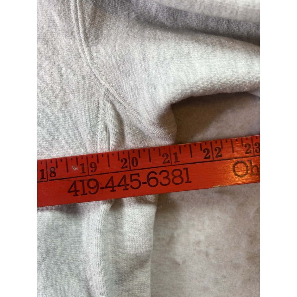 Vintage 90s Michigan State Pullover Jansport Large MSU Sweatshirt Gray - Picture 4 of 9